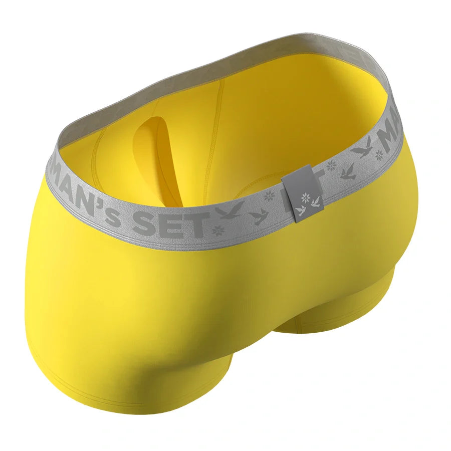 UltraSoft Trunk 3.6" Open Fly, Silver Series, Yellow