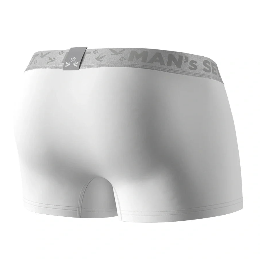 UltraSoft Trunk 3.6" Open Fly, Silver Series, White