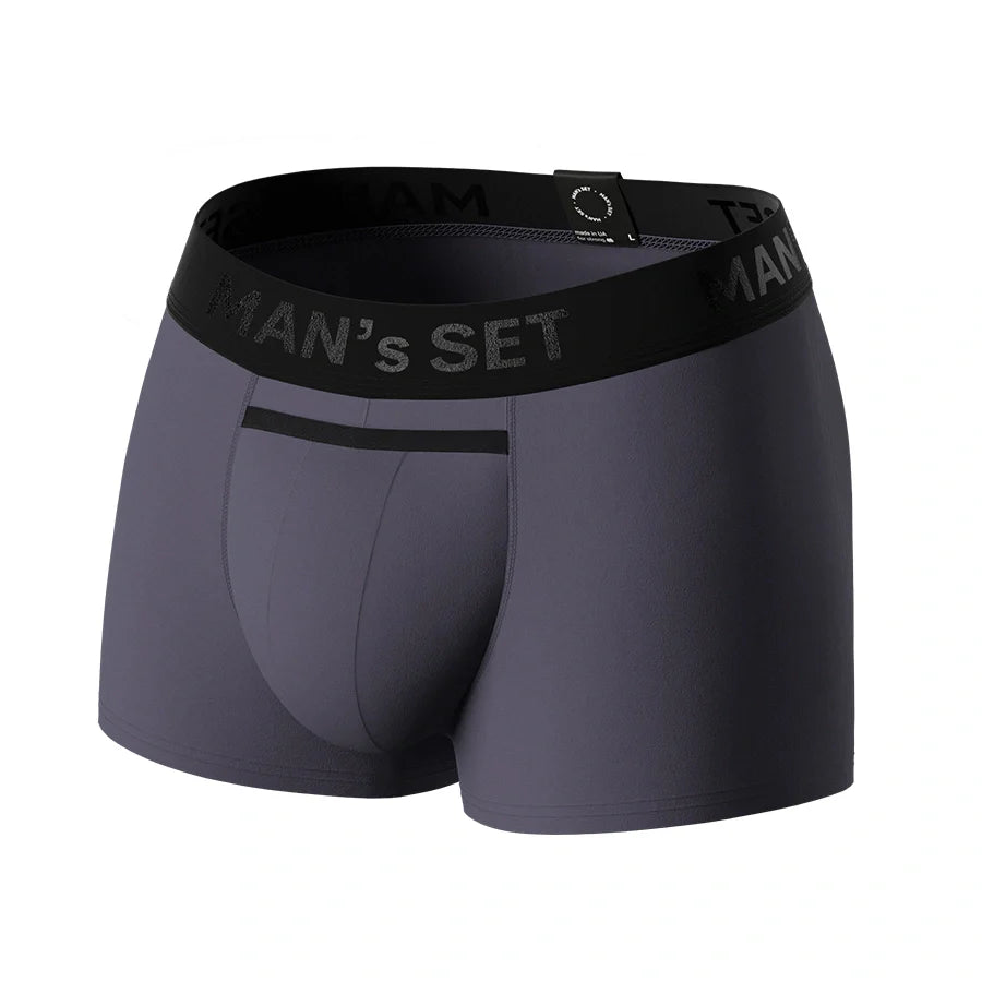 Men’s Trunks BreezeFlow with Breathable Fabric in Graphite, Front View