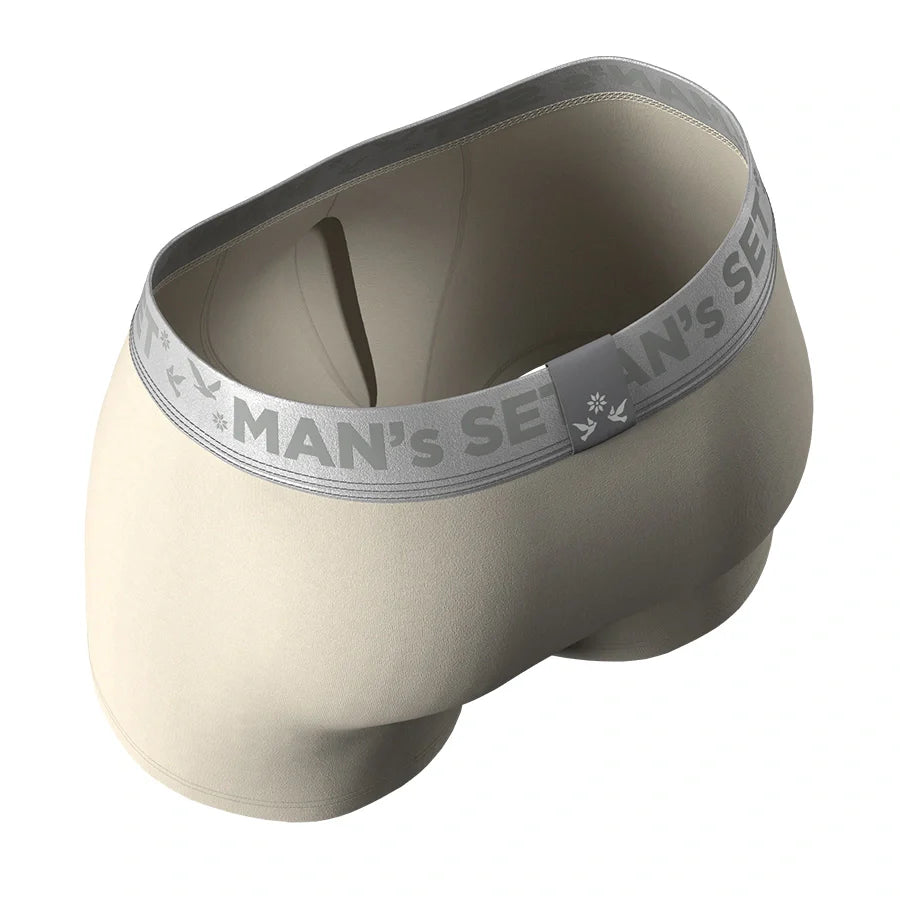 BreezeFlow Micromodal Trunk 4", Silver Series, Light Beige