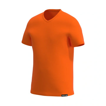 Super-soft V-Neck T-Shirt, Orange