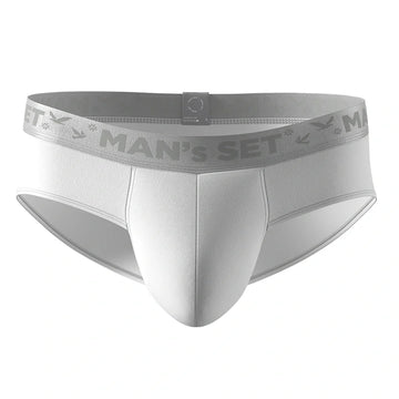 PowerStretch Brief Open Fly, Silver Series, White