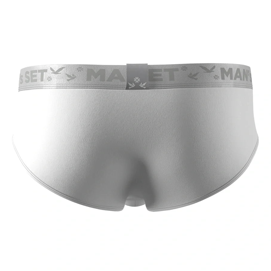 PowerStretch Brief Open Fly, Silver Series, White