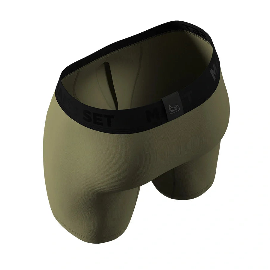 UltraSoft Boxer Brief 7.6" Open Fly, Light Khaki