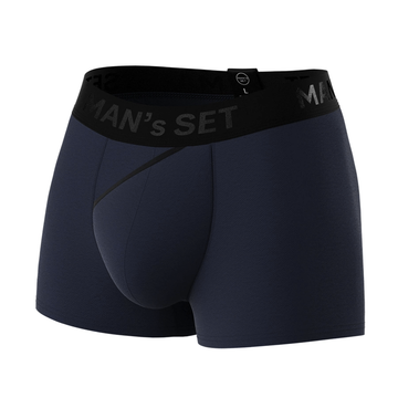 Men's Trunks FlexFit with Angled Fly in Navy Blue, Front View