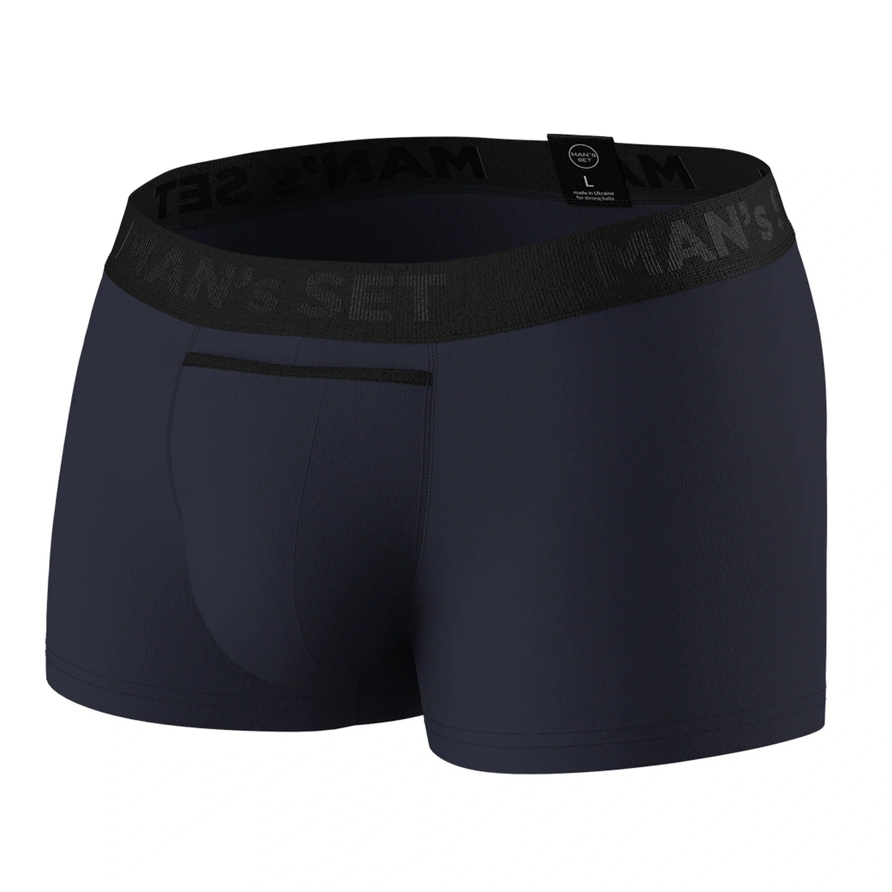 Men’s Trunks UltraSoft with Chafe Reduction in Navy, Front View