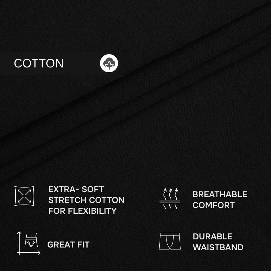 AirFlow Boxer Brief 7.6" Open Fly, Black