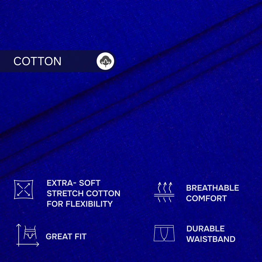 AirFlow Trunk 3.6" Open Fly, Electric Blue