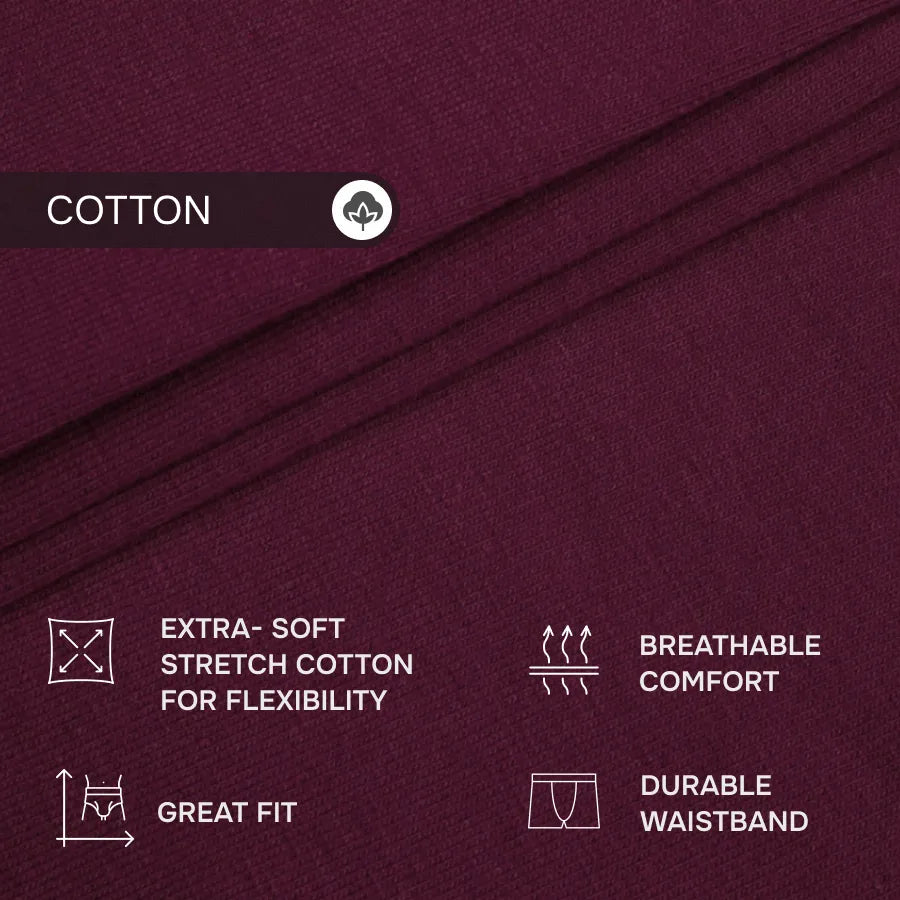 PowerStretch Trunk 3.9", Burgundy