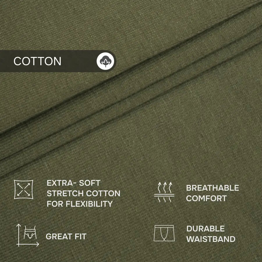 UltraSoft Boxer Brief 7.6" Open Fly, Light Khaki