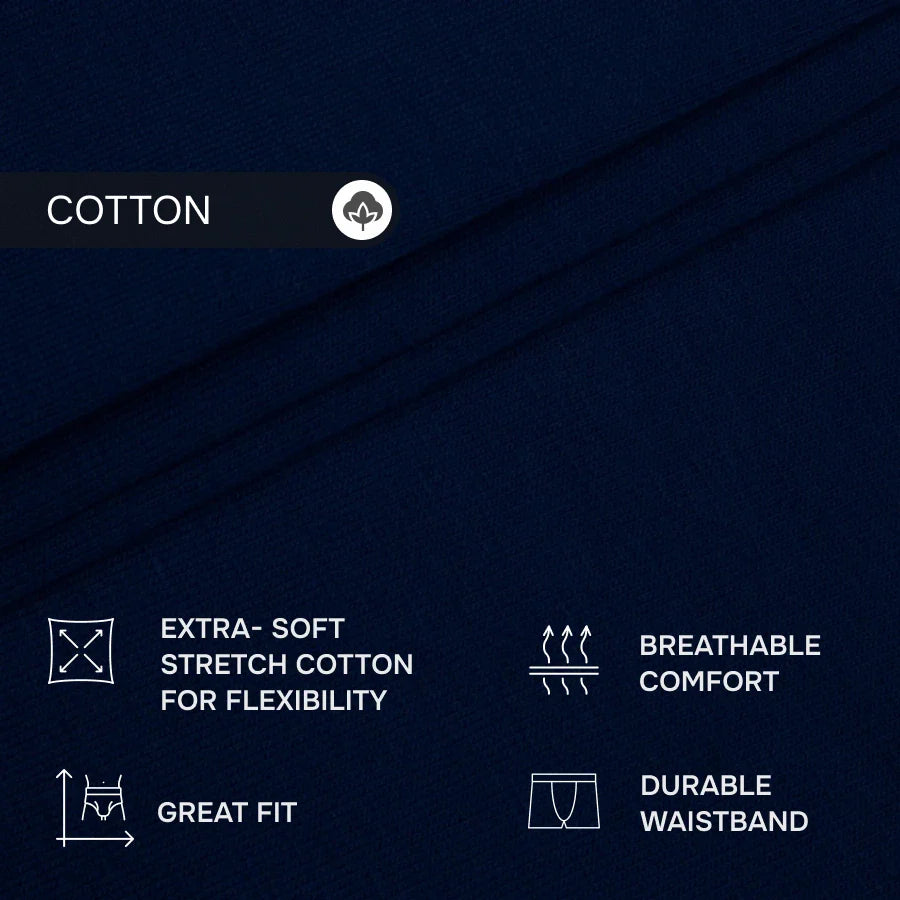 Men’s Anatomical Boxer Briefs w/Fly Light Plus (4XL–8XL), Navy