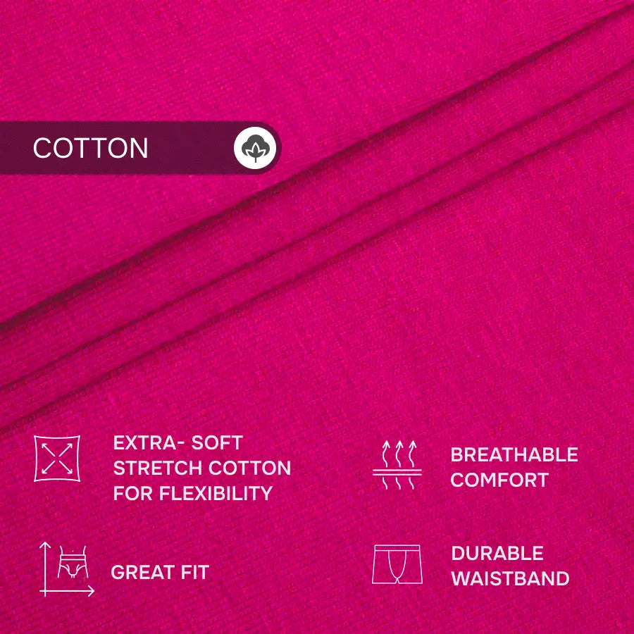 FlexFit Trunk 3.2" Open Fly, Raspberry