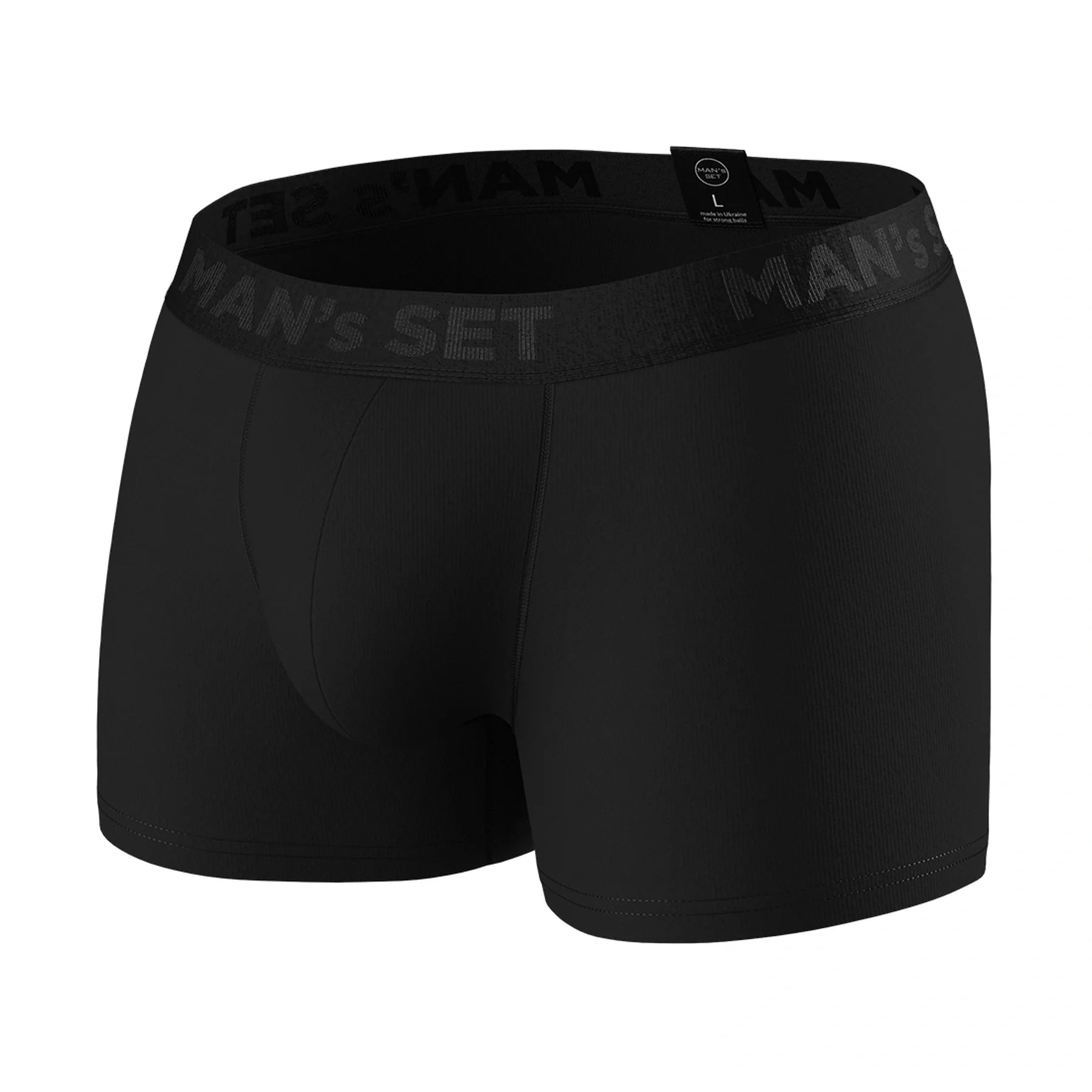 PowerStretch Trunks 3.9" 2-Pack, Black/Red