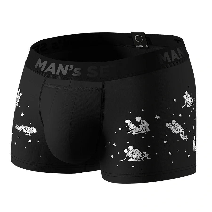 UltraSoft Open Fly 3.6" Trunks, Neon MAN
