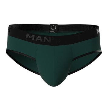 PowerStretch Brief Open Fly, Forest Green