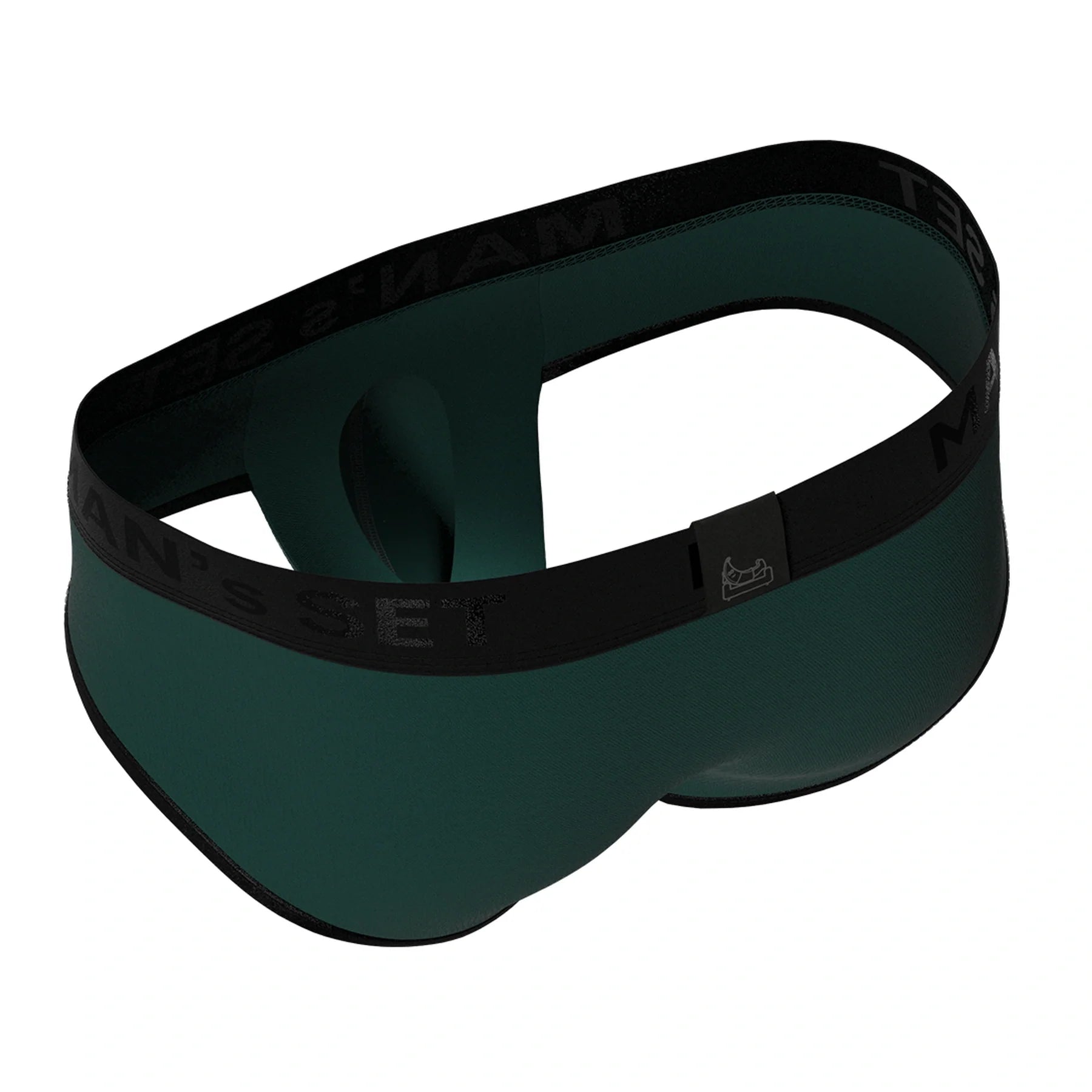 PowerStretch Brief Open Fly, Forest Green