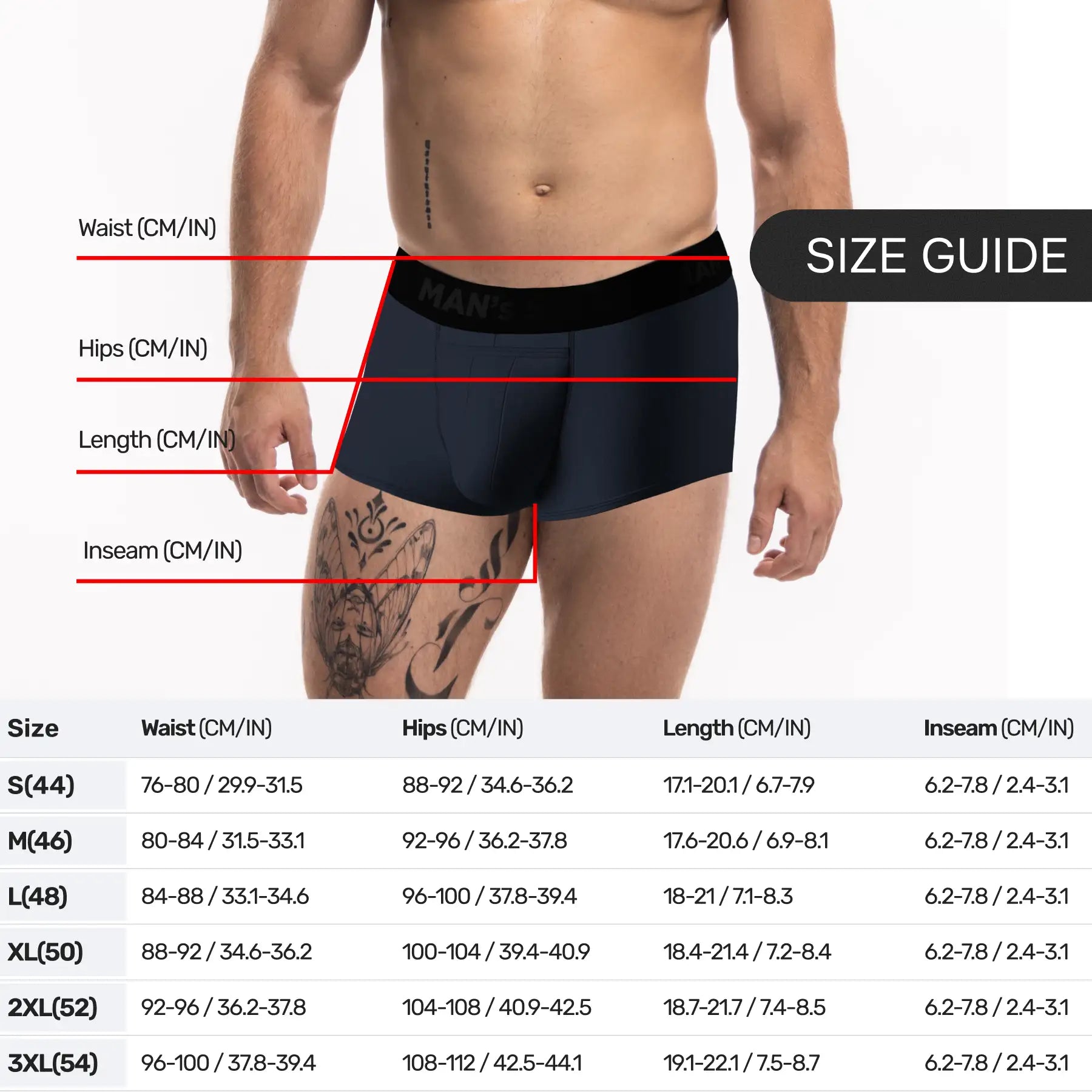 Sport Trunk, w/fly, Navy